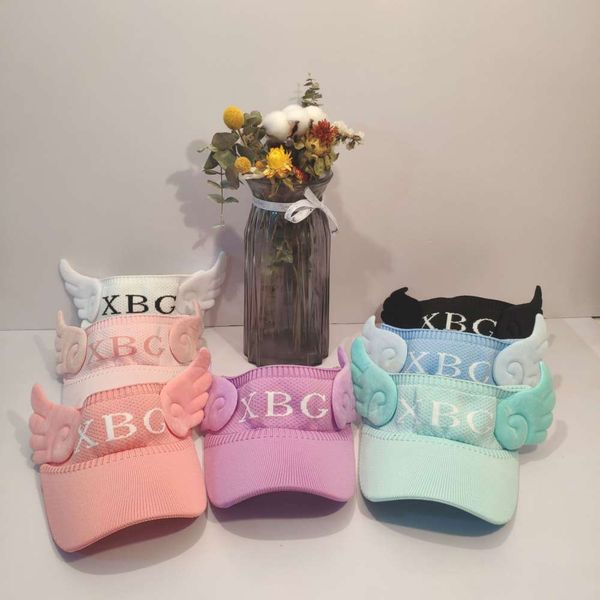 

children's hat summer sun protection cap wings men's and women's baby, Yellow