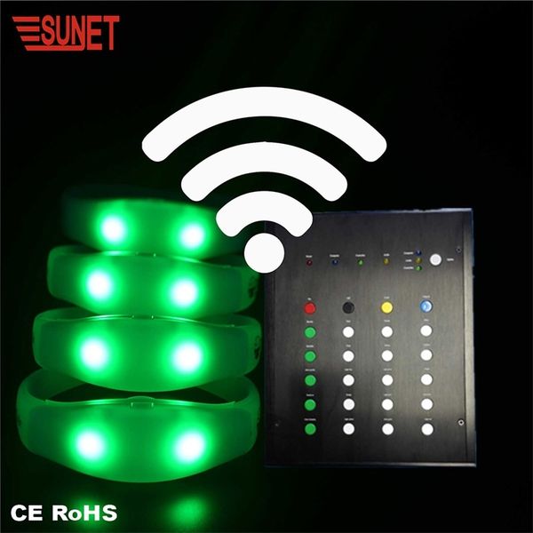 

luminous led remote luminous bracelet voice control flash bracelet