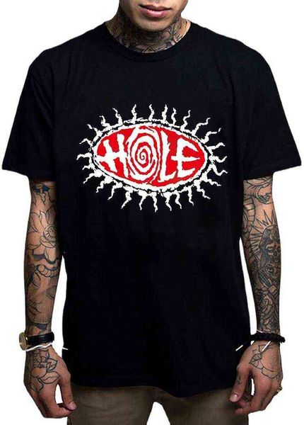 Лос-Анджелес Рок-группа HOLE TSHRETS TOPS TEES футболка для мужчин Женщины Streetwear футболка Мужские футболки негабаритные мужские Одежда G1217