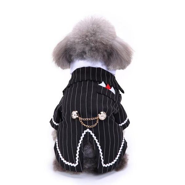 

dog apparel amazon pet clothes suit cross-border supplies dress tuxedo wedding