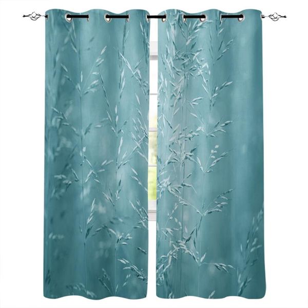 

curtain & drapes turquoise bright plant window curtains living room kitchen modern home decor bedroom treatment