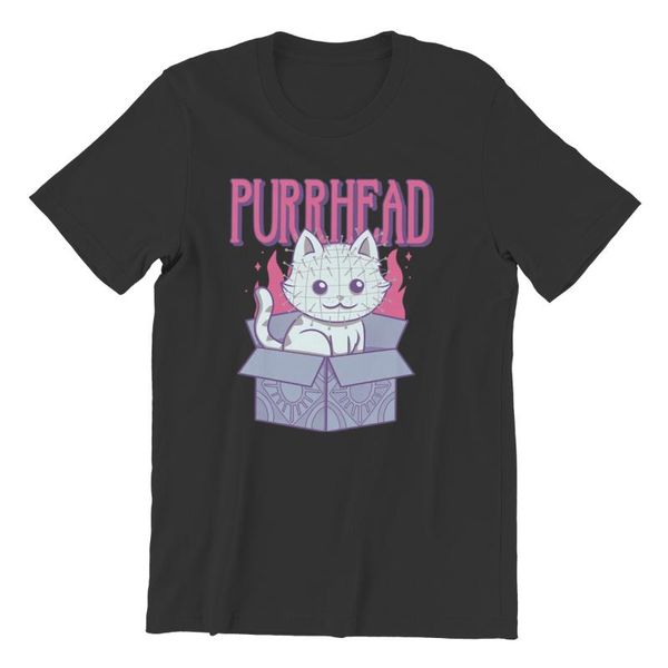 

men's t-shirts t-shirt purrhead death note manga tees 91587, White;black