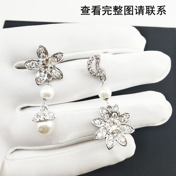 

new flower crystal earrings signature deals, Golden