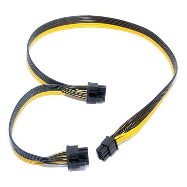 

pin to dual 8 (6+2) cable team profitcom male pci express power extension computer cables & connectors