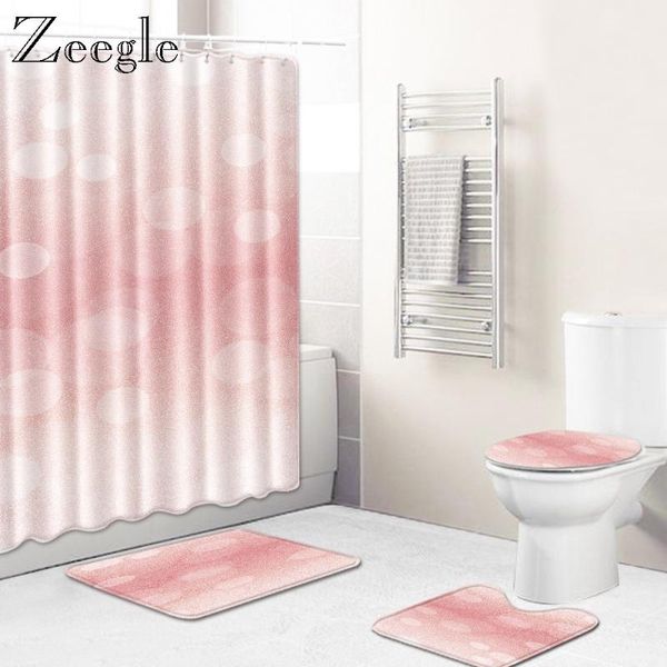 

bath mats zeegle modern mat set washable shower curtain room doormat flannel bathroom soft anti-slip toilet foot