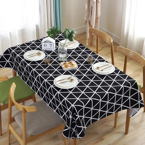 

table cloth nordic style geometric tablecloth simple modern home el cotton kitchen mat fabric craft desk decorative pad