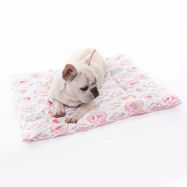 

kennels & pens soft breathable warm sleeping dogs cats bed sofa rest washable cushion cotton kennel cartoon print pattern small large pad