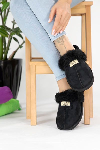 

slippers women home slipper 1004-127-0007, Black