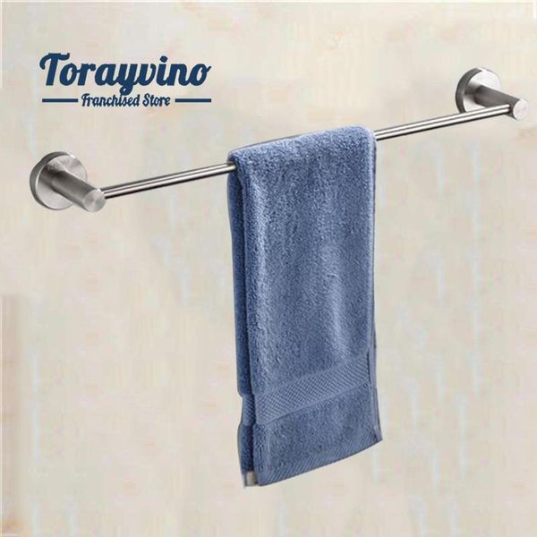 

torayvino nickel brushed towel porte serviette rail stainless steel wall mount bathroom holder storage rack shelf single layer racks
