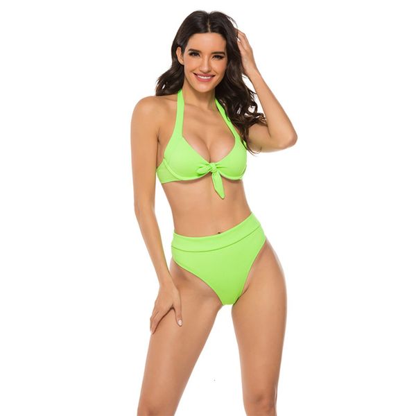 

the bikini bikini fluorescent with steel strap, White;black