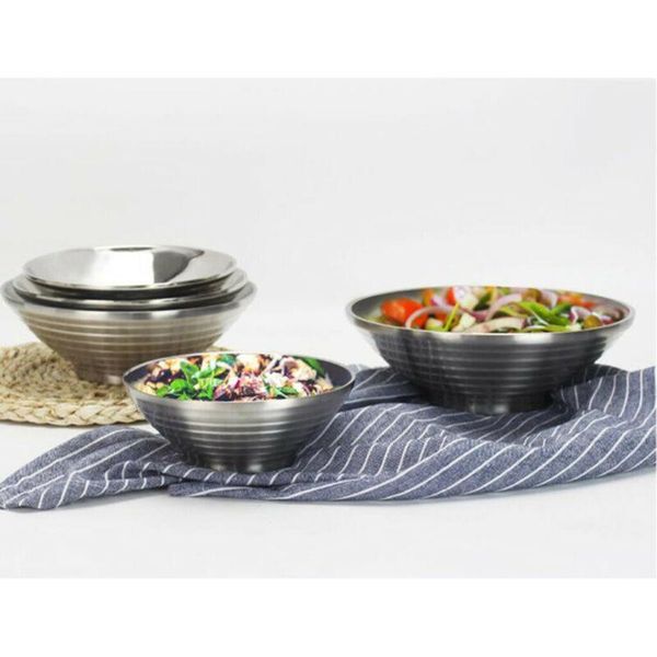 

bowls 20cm bowl antirust double wall fruit insulated kids ramen restaurant salad