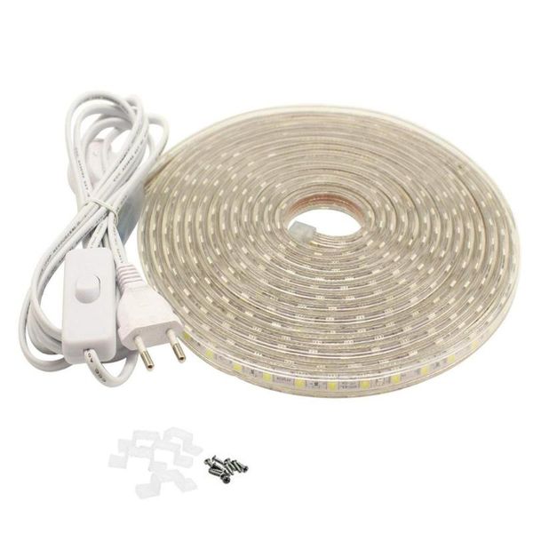 

strips 220v led strip ip65 high safety flexible light with on-off plug