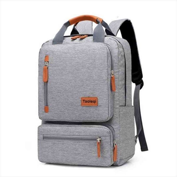 

mens backpack casual business notebook light 15.6 inch lapbag anti theft travel rucksack gray sac a dos