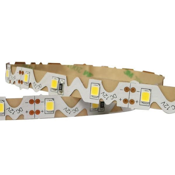 

bend y led light strips 12v 2835 ip20 s-shaped flexible strip channel letters backlight 5m/roll 60leds/m crestech