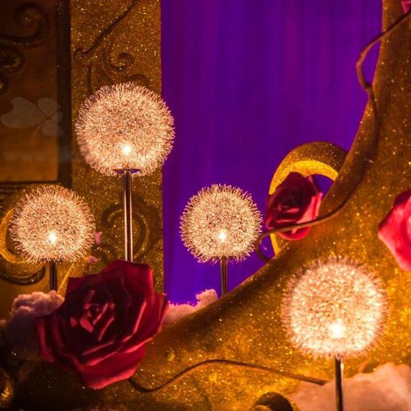 

party decoration wedding props aluminum dandelion shape ball