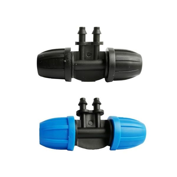 

watering equipments 5pcs 8/11mm to 4/7mm garden water hose 4 way barbed connector micro irrigation system splitters