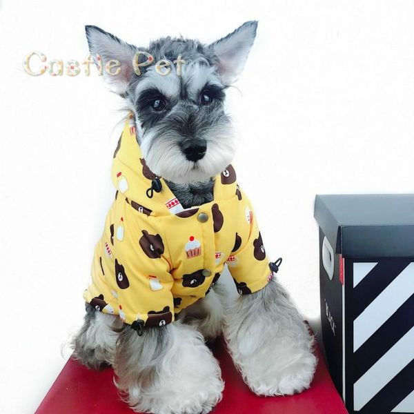 

dog apparel thicken winter coat,warm cotton-padded clothes, puppy outfit jacket down parkas,for teddy schnauzer chihuahua