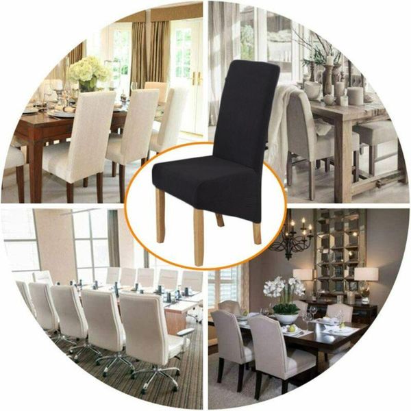 

living room decoration chair cover wedding banquet 4/6x elastic stretch covers
