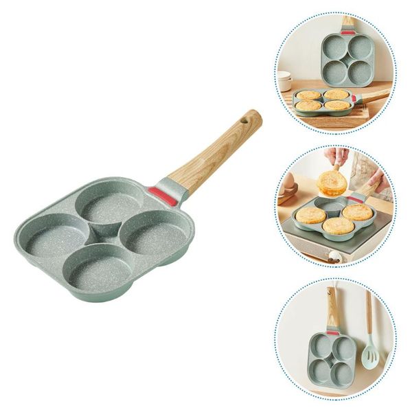 

pans 1pc non-stick frying pan egg home breakfast cooking (green)