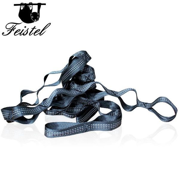 

outdoor games & activities black x-style hammock straps rope accessories load 2000kg strong