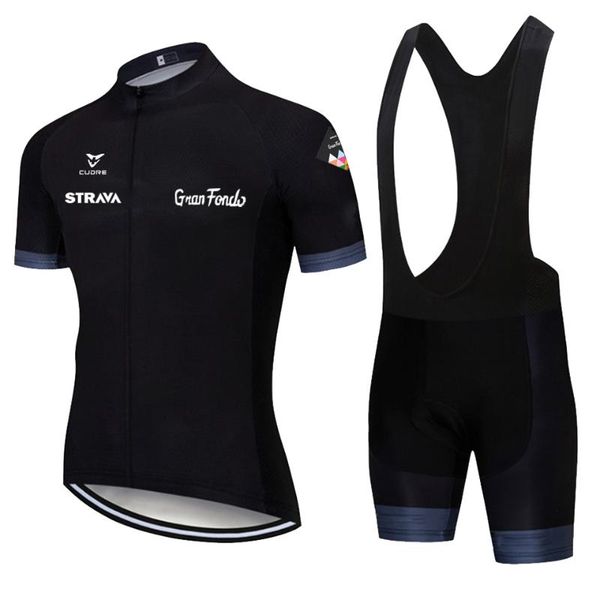 

racing sets cycling jersey 2021 uniform bicycle clothing bike clothes wear mens short maillot culotte summer set, Black;blue