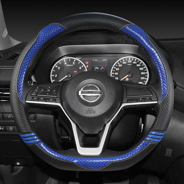 

steering wheel covers d shape cover pu leather for rogue /rogue sport 2021 x-trail 2021-2021 car styling