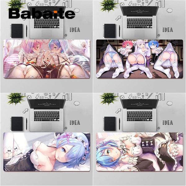 

mouse pads & wrist rests babaite rem re:life in a different world from zero durable rubber mat pad computer gaming mousepad