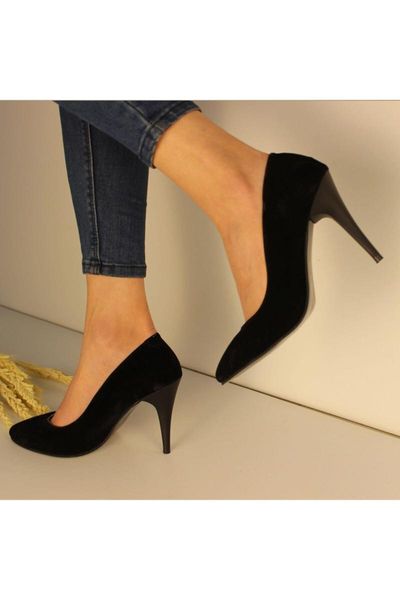 

dress shoes women's evening stylish fashion black v-neck stiletto