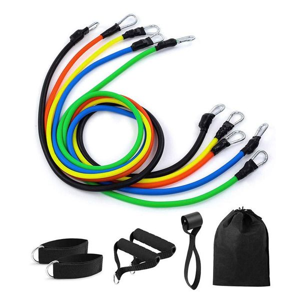 

resistance bands fitness muscle strength training body building elastic gym home outdoor sport pull rope equipment