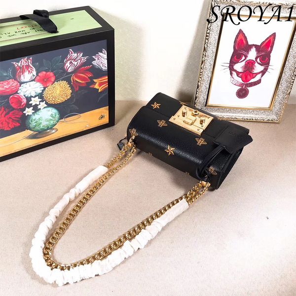 

2021 high-end feeling shoulder bag design feel the small bee messenger bags fashion simple leisure handbag retro women's chain handbags