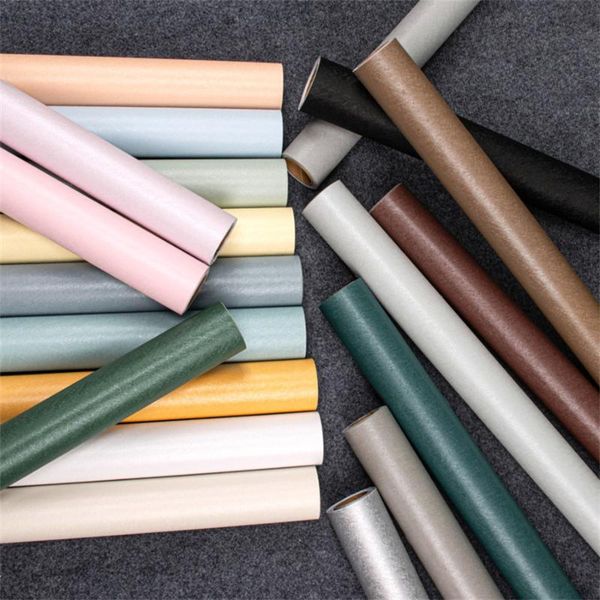 

window stickers dark green self-adhesive wallpaper bedroom kitchen drawer liner cabinet sticker pvc waterproof contact paper wall decorate m