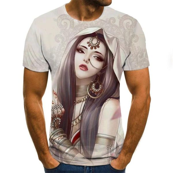 

men's t-shirts summer fashion 3d print short sleeve men and women t-shirt casual hip hop clothes top, White;black