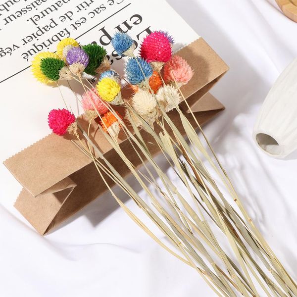 

decorative flowers & wreaths 15pcs/bundle natural plant stems real strawberries grass dried flower bouquet floral arrangement gift party wed