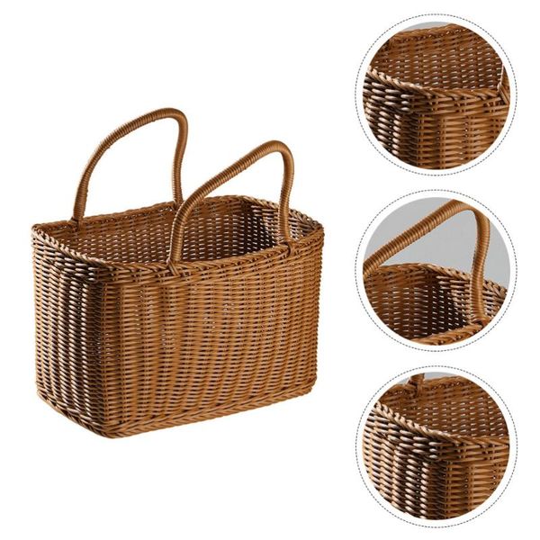 

storage baskets 1pc decorative woven basket flower arrangement household