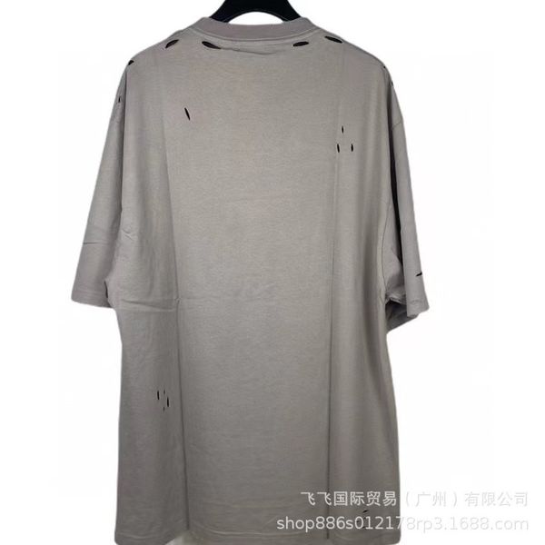 

luxury brand t shirt and polos home b 2021 new fuzzy letter portrait loose t-shirt short sleeve, White