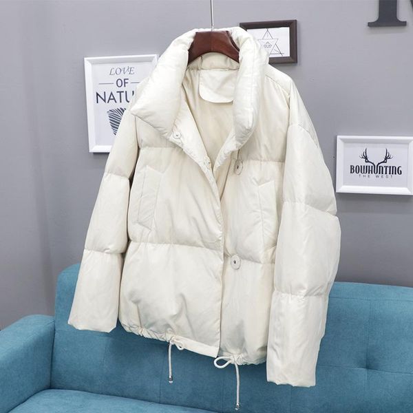 

Women's Down & Parkas down Jacket White Short Coat Fashion Thick Duck Winter CNT4, Black