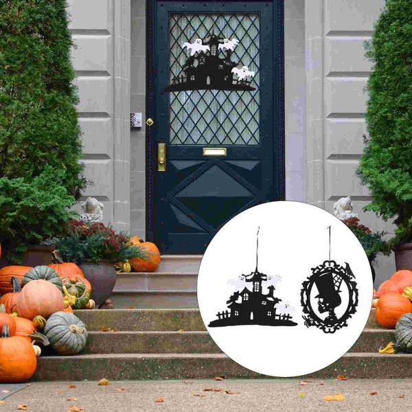 

storage boxes & bins 2pcs hanging door sign funny wall decoration ornaments