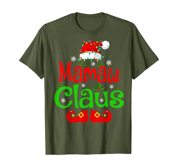 

Mamaw Claus Funny Santa Claus X-mas Matching Family Gifts T-Shirt, Mainly pictures