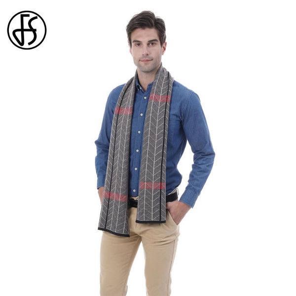 

scarves fs cashmere men scarf winter business shawl warmer striped black gray sjaal foulard, Blue;gray