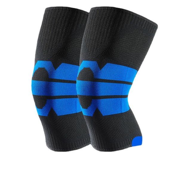 

elbow & knee pads 2pcs sports kneepad silica gel absorption men elastic support for basketball volleyball rodilleras fitness gear, Black;gray