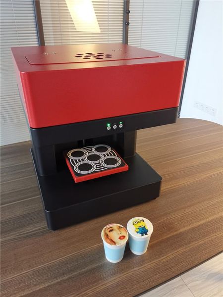 

automatic colorful 3d cake coffee printer machine with printers