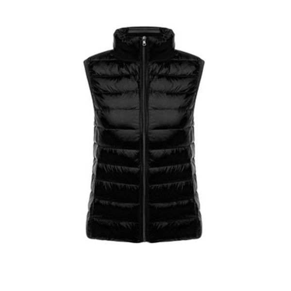 

women's vests autumn winter coat women ultralight vest sleeveless jackets woman clothes womens casual waistcoat basic coats plus size, Black;white