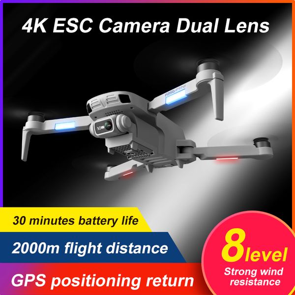 

F8 GPS Drone 5G HD 4K Camera Professional 2000m Image Transmission Brushless Motor Foldable Quadcopter RC Dron Gift, F8-4k-5g-gps 1b bag