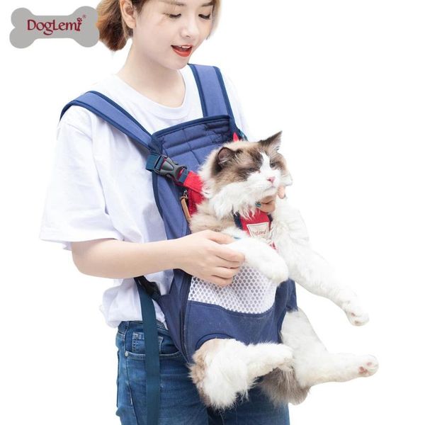 

outdoor pet travel bag double shoulder portable backpack soft carrier front dog cat car seat covers