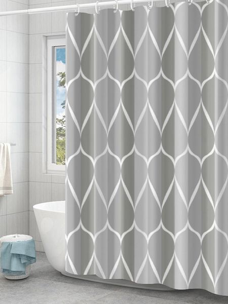 

waterproof shower curtain separate stripe simple fabric polyester douchegordijn natuur home decoration bd50yl curtains
