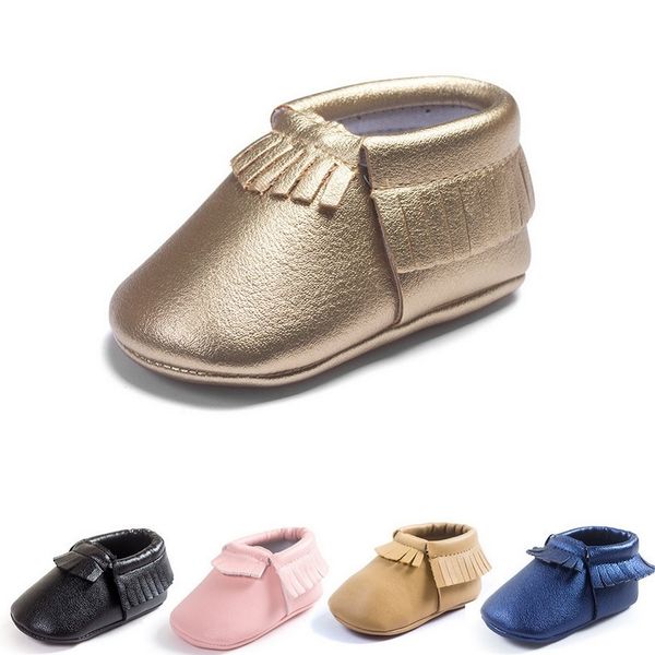 

baby boy moccasin handmade fashion newborn first walker bebe girls shoes sneakers children slippers pu leather soft 210413, Black;red