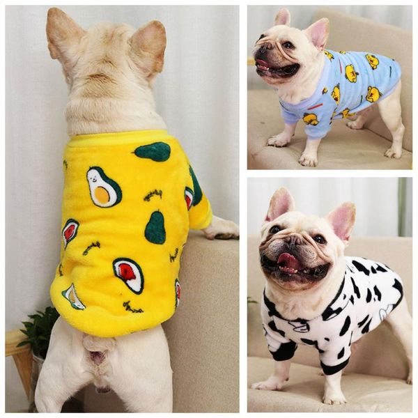 

soft warm pet dog hoodies clothing for dogs pjs fleece small clothes coat jacket chihuahua yorkshire ropa perro apparel