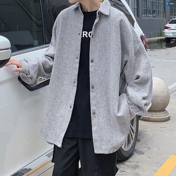 

men's jackets autumn and winter jacket super fire corduroy male korean version loose tide brand couple models wild trend 471180, Black;brown