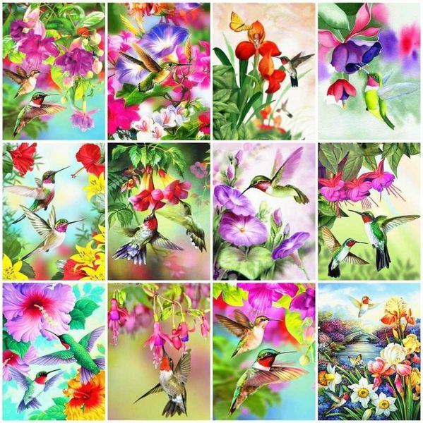 

diamond painting azqsd 5d flower full drill picture of rhinestones embroidery florals mosaic handmade gift home decor