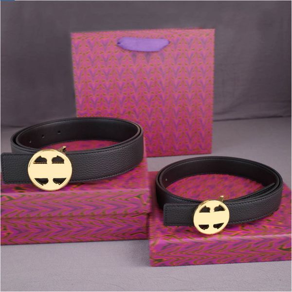 

Reversible Designer Belt Classic Gold Buckle Belts Real Cowhide for Mens Woman Width 3.5cm&2.5cm 10 Color Top Quality, Multi